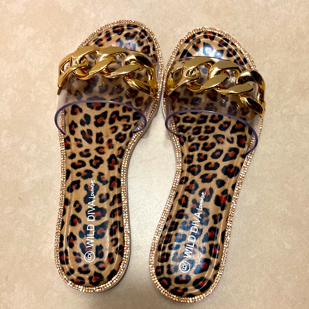 Leopard Sandals - Picture 2 of 4